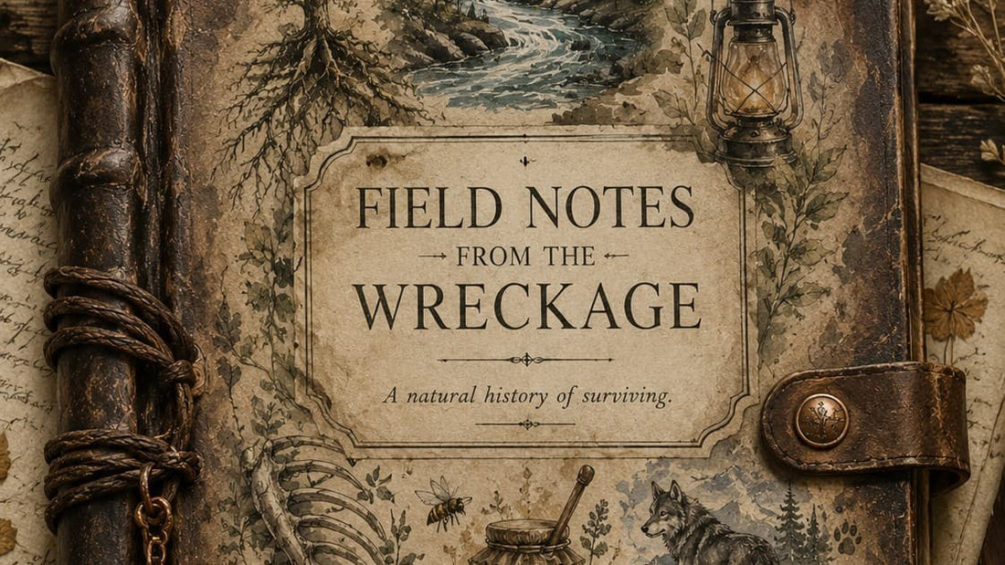 Field Notes from the Wreckage journal cover