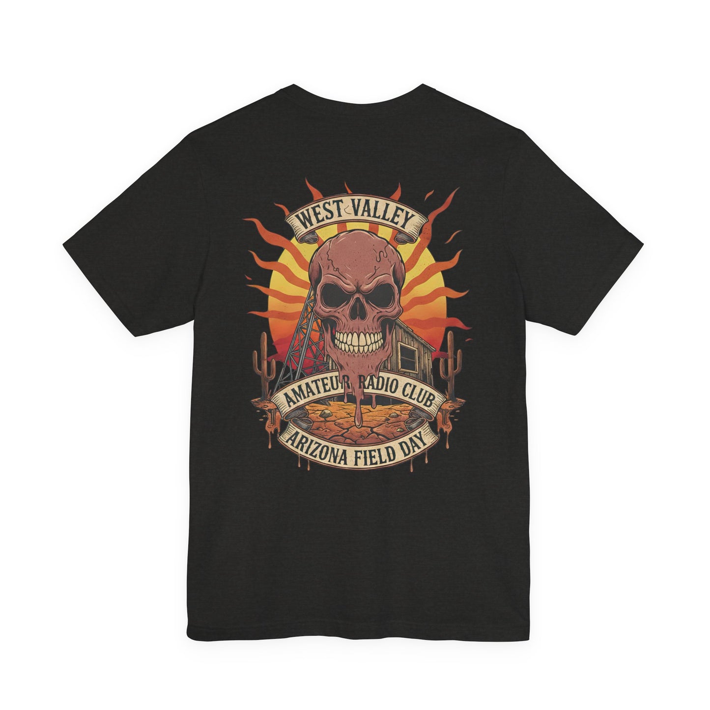 Arizona Field Day Skull Tee — West Valley Amateur Radio Club