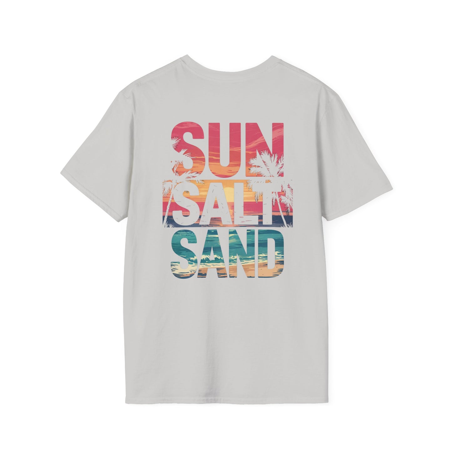 Mermaid Vibes  Sun • Salt • Sand — Coastal Vibes Pocket-Back T-Shirt | Unisex