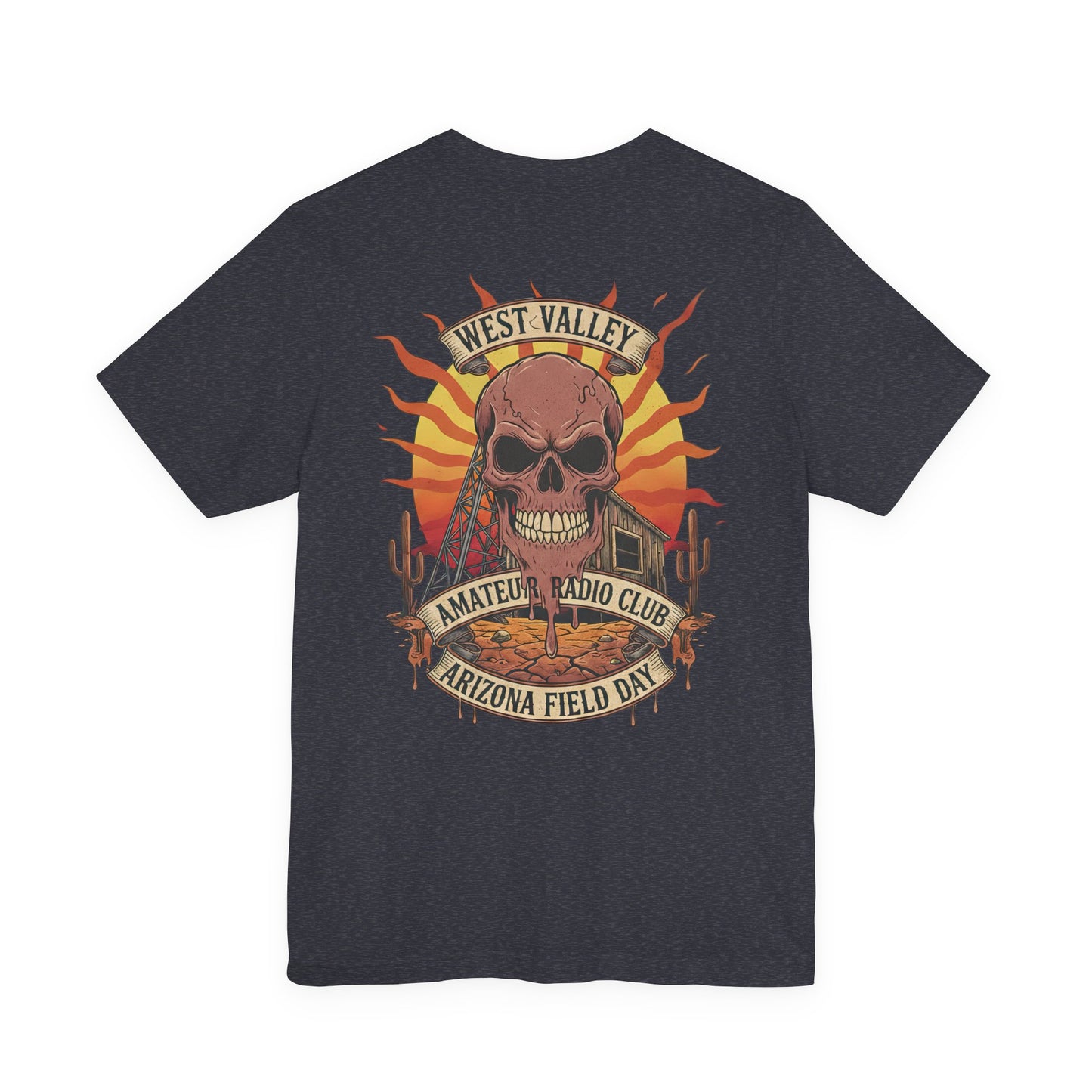 Arizona Field Day Skull Tee — West Valley Amateur Radio Club