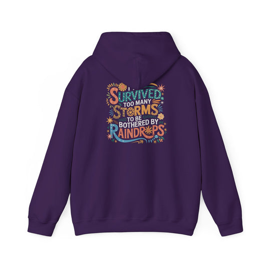 Survived Too Many Storms — Resilience Hoodie - Unisex Heavy Blend Sweatshirt