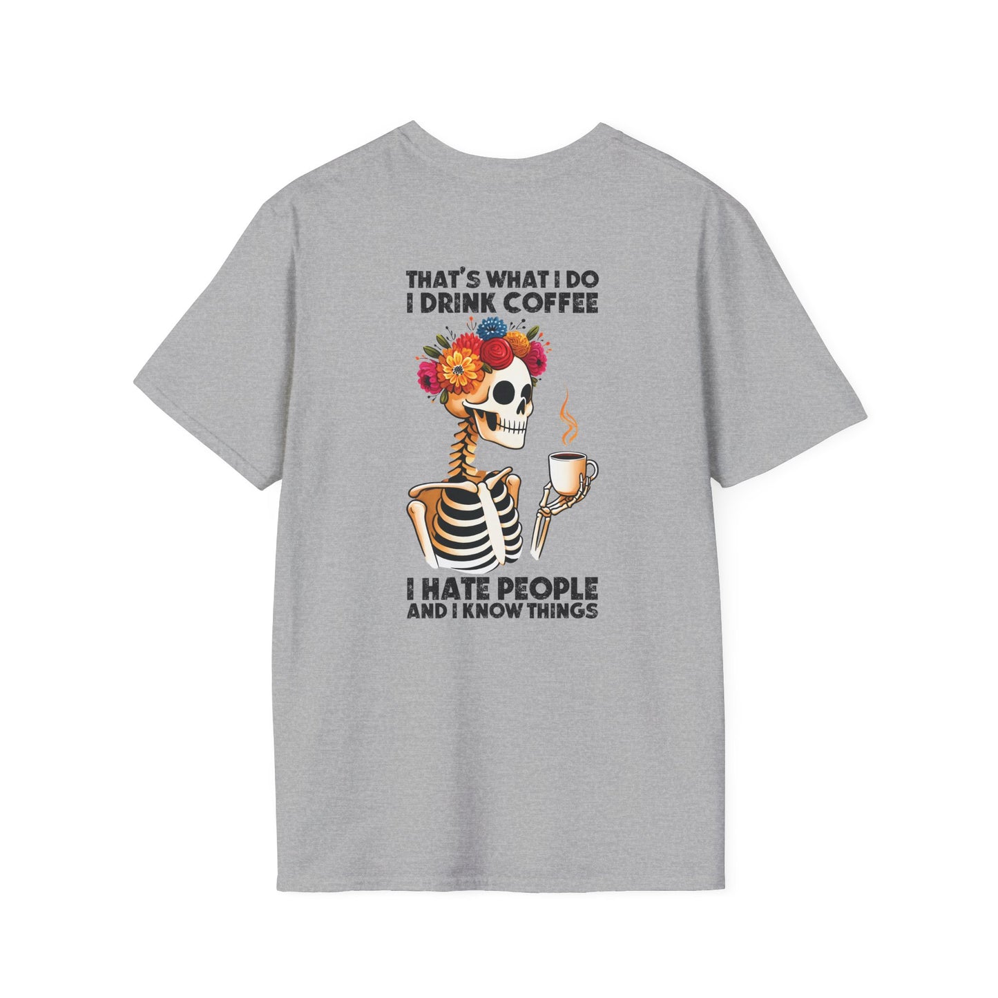 Coffee, Chaos & Facts — Caffeinated Hermit Tee