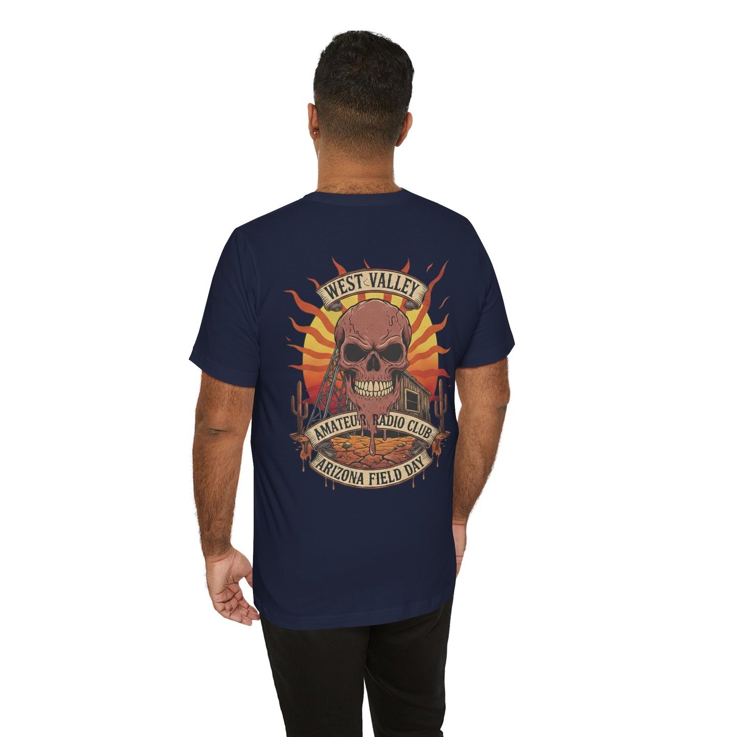 Arizona Field Day Skull Tee — West Valley Amateur Radio Club