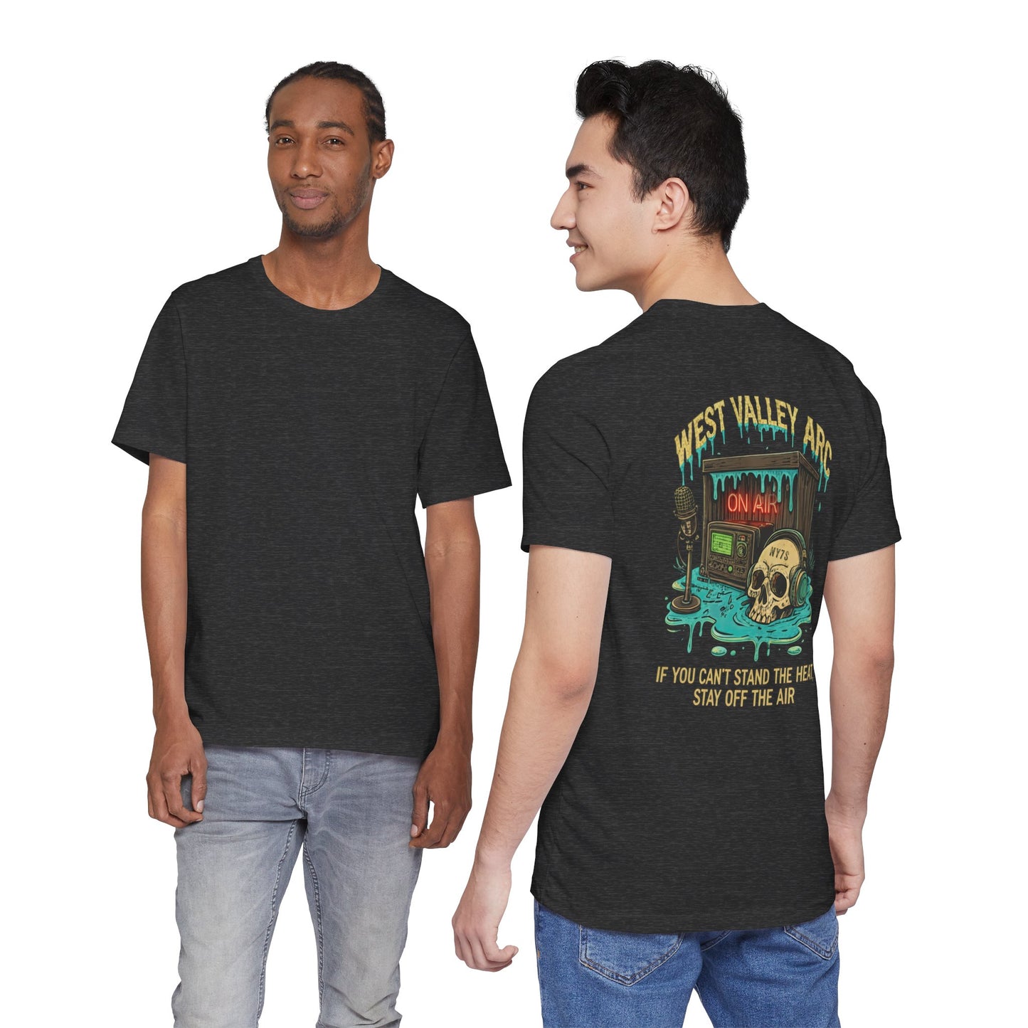 West Valley ARC “Stay Off the Air” Tee  —Vintage Skull Amateur Radio Shirt