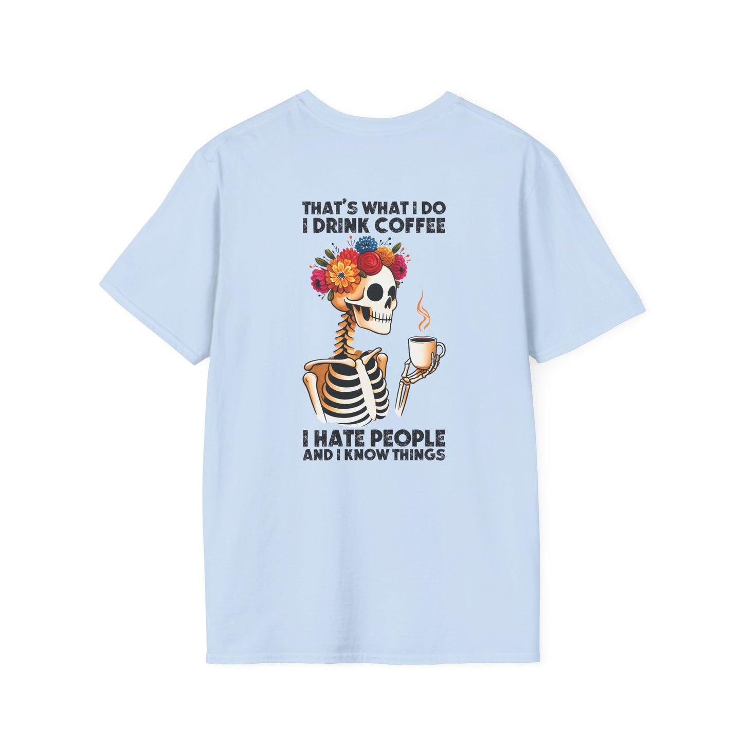 Coffee, Chaos & Facts — Caffeinated Hermit Tee