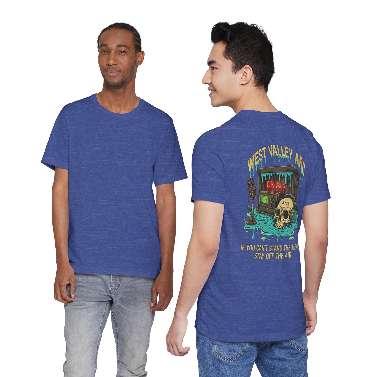 West Valley ARC “Stay Off the Air” Tee  —Vintage Skull Amateur Radio Shirt
