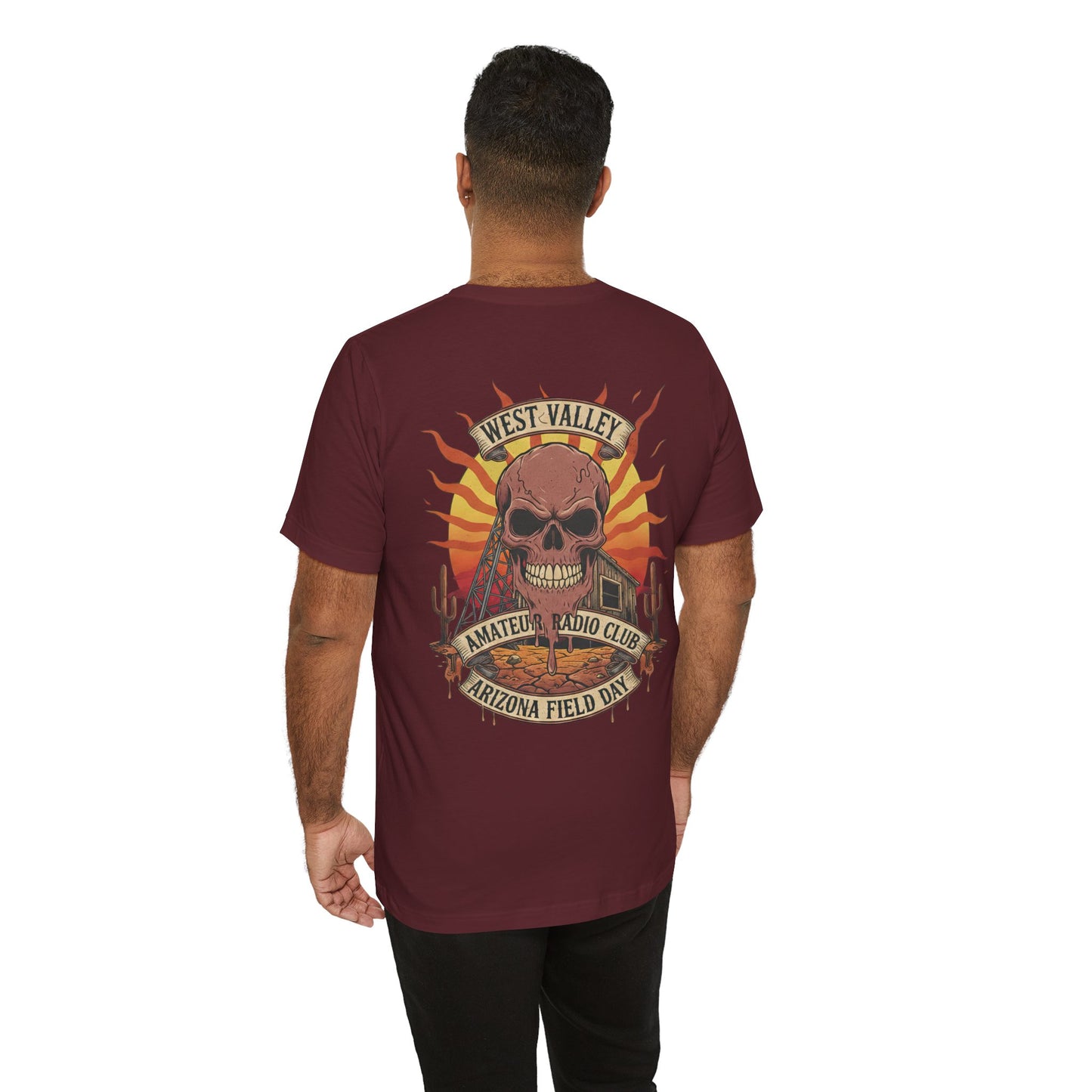 Arizona Field Day Skull Tee — West Valley Amateur Radio Club