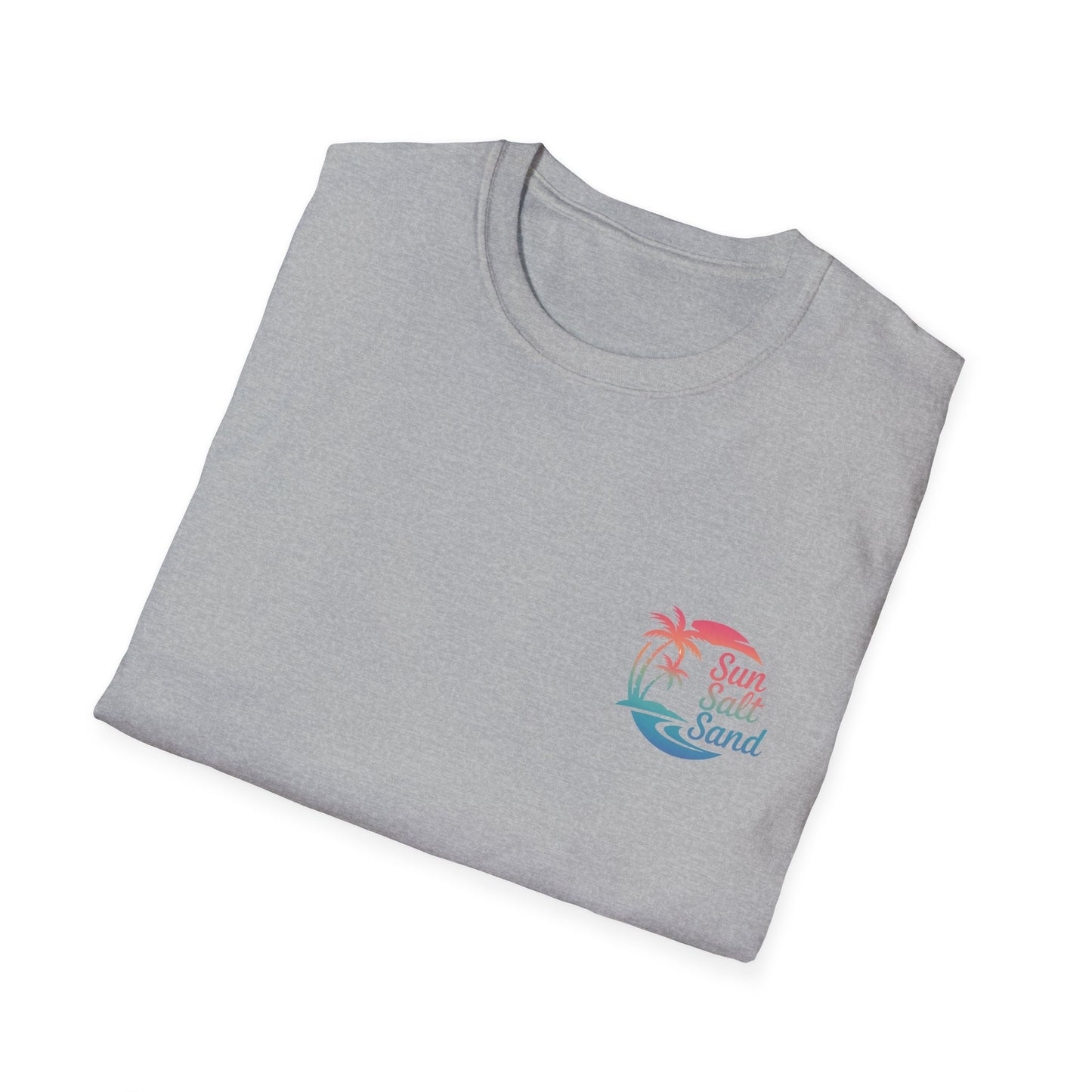 Mermaid Vibes  Sun • Salt • Sand — Coastal Vibes Pocket-Back T-Shirt | Unisex