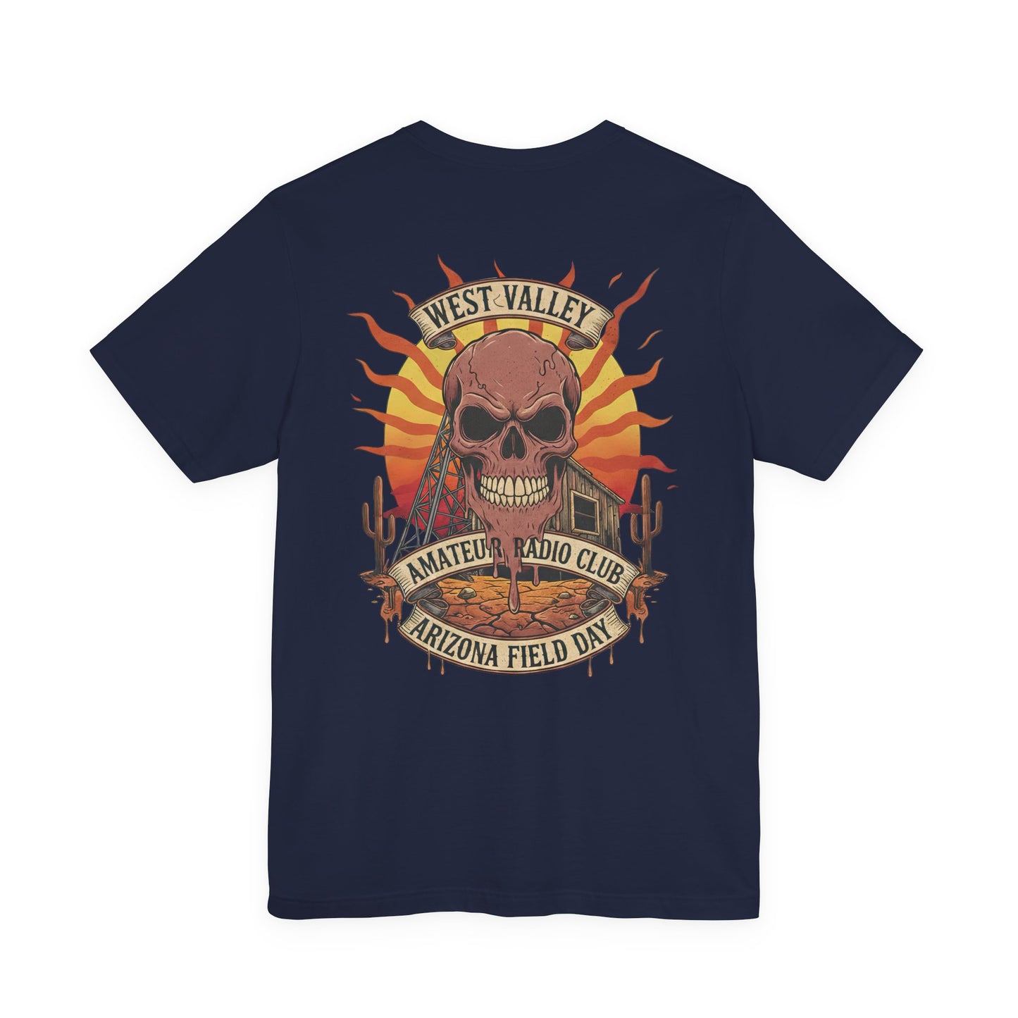 Arizona Field Day Skull Tee — West Valley Amateur Radio Club