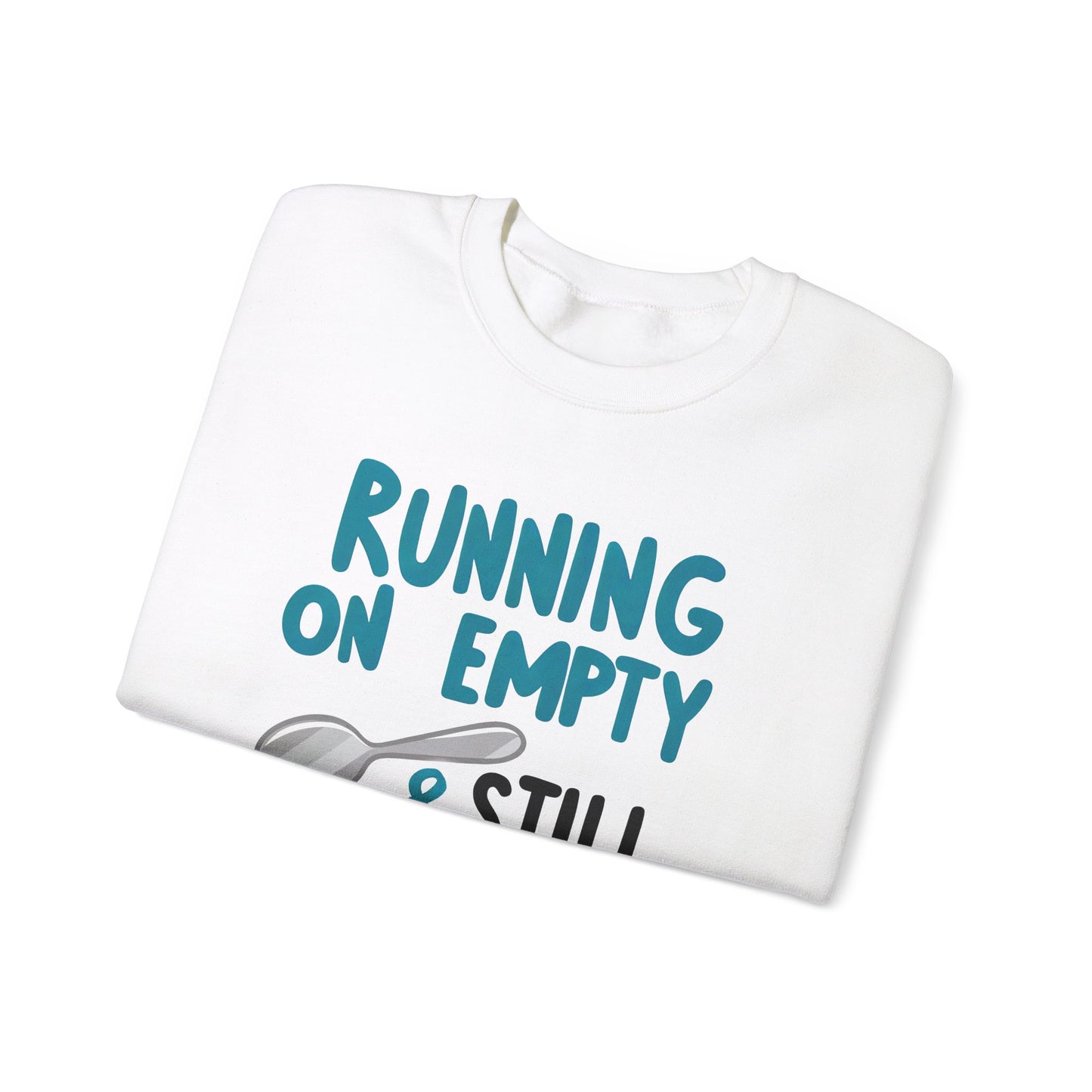 Running on Empty & Still Fabulous! - Unisex Heavy Blend™ Crewneck Sweatshirt