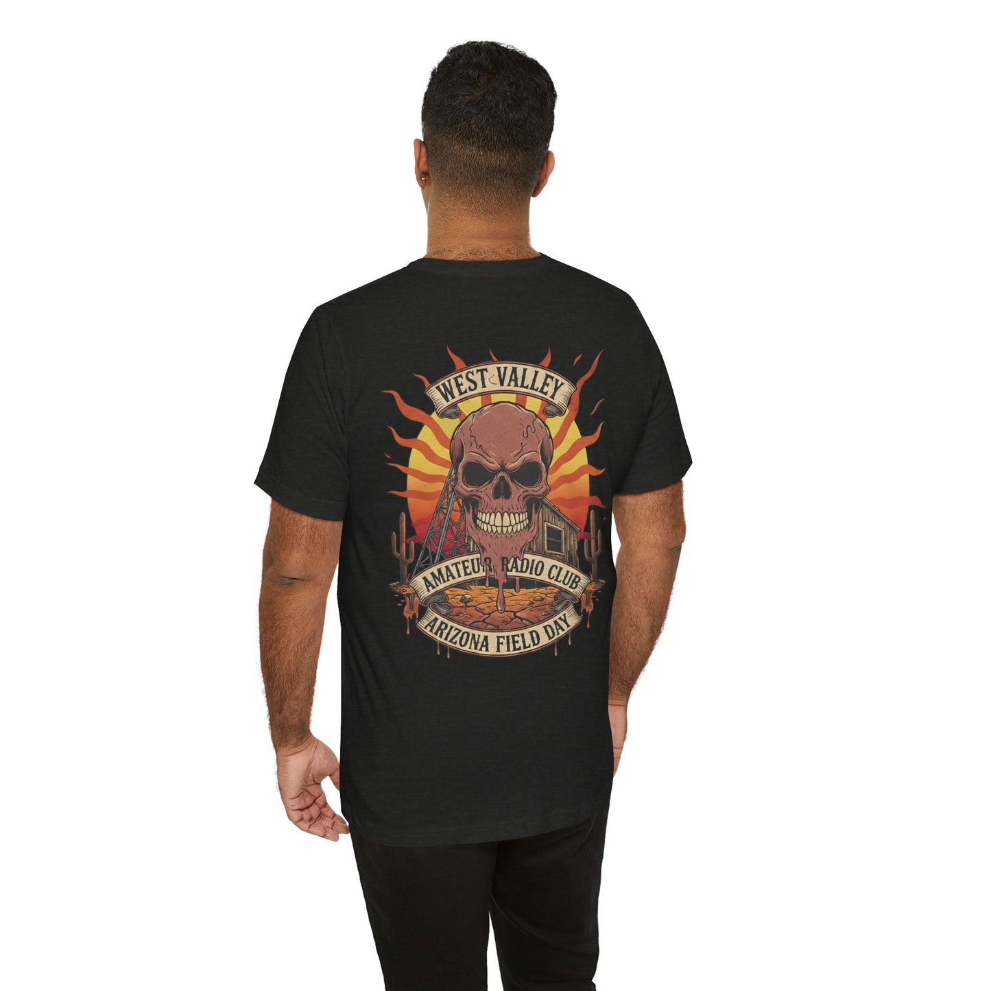 Arizona Field Day Skull Tee — West Valley Amateur Radio Club
