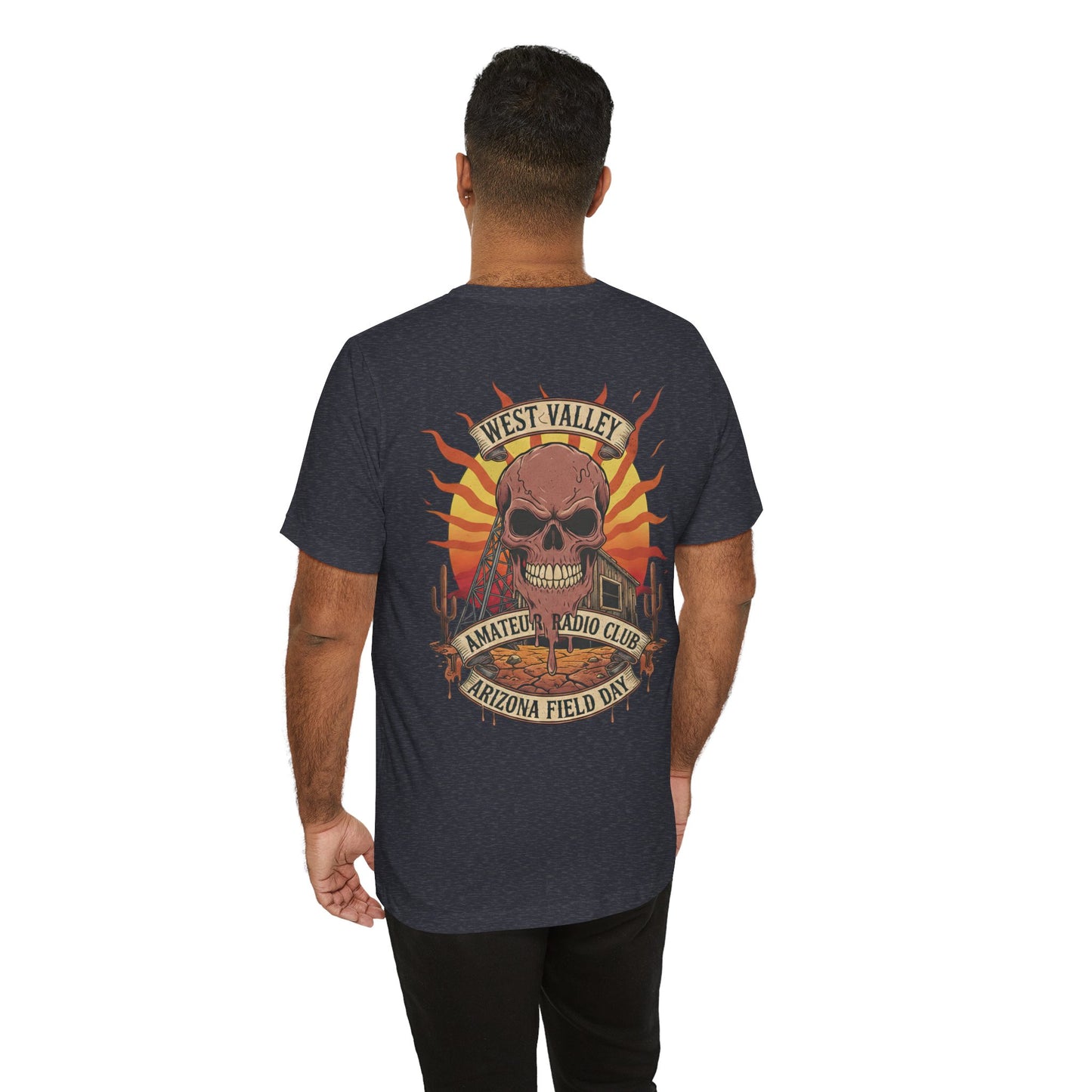 Arizona Field Day Skull Tee — West Valley Amateur Radio Club