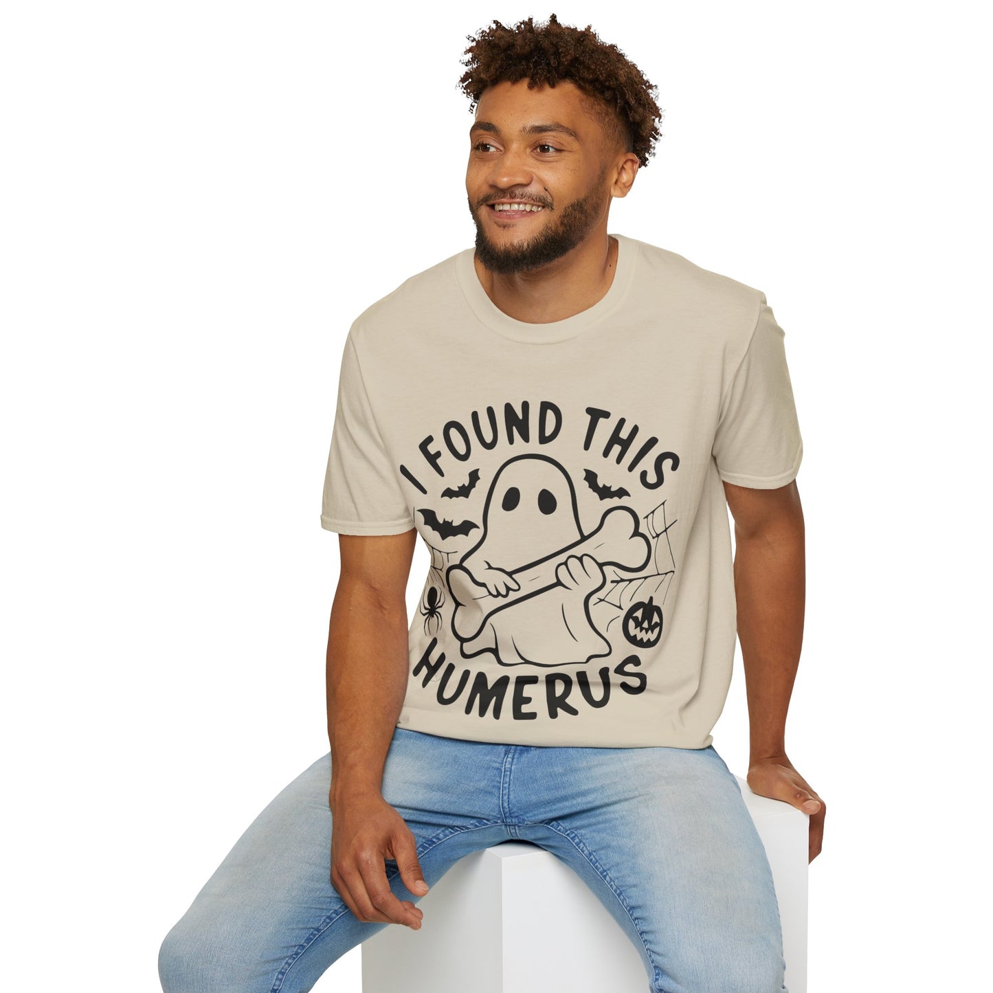 "I Found This Humerus” Unisex Softstyle T-Shirt