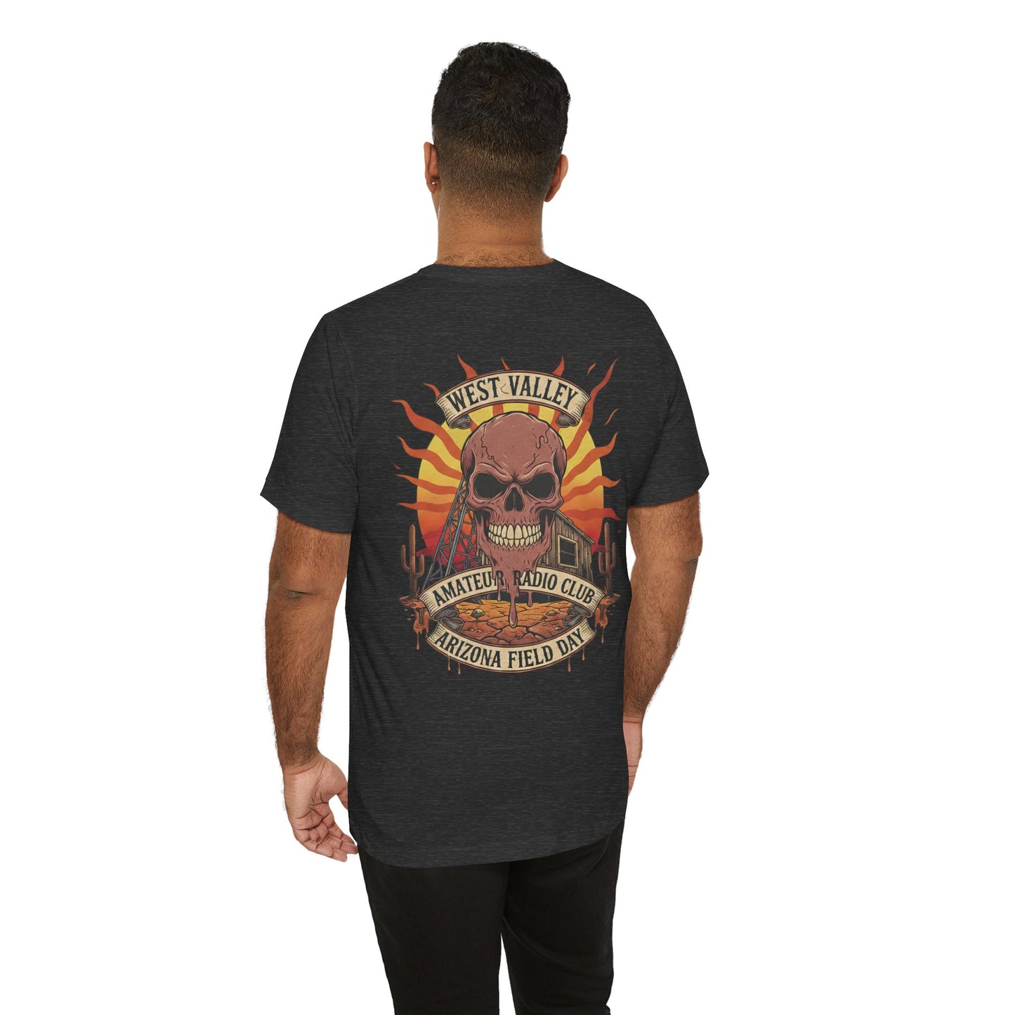 Arizona Field Day Skull Tee — West Valley Amateur Radio Club