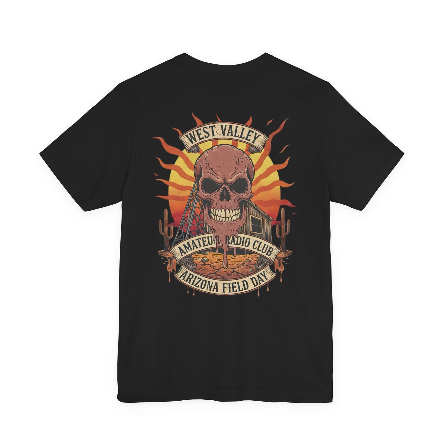 Arizona Field Day Skull Tee — West Valley Amateur Radio Club