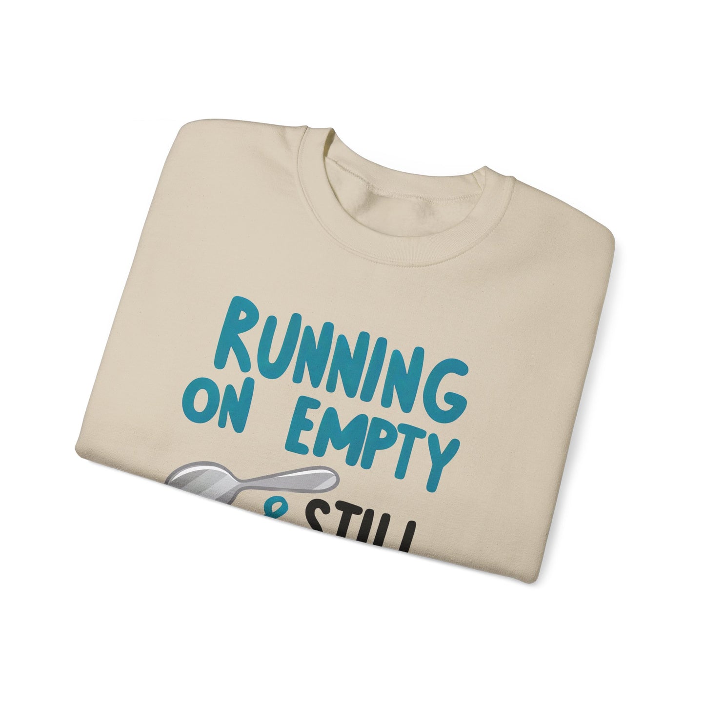 Running on Empty & Still Fabulous! - Unisex Heavy Blend™ Crewneck Sweatshirt