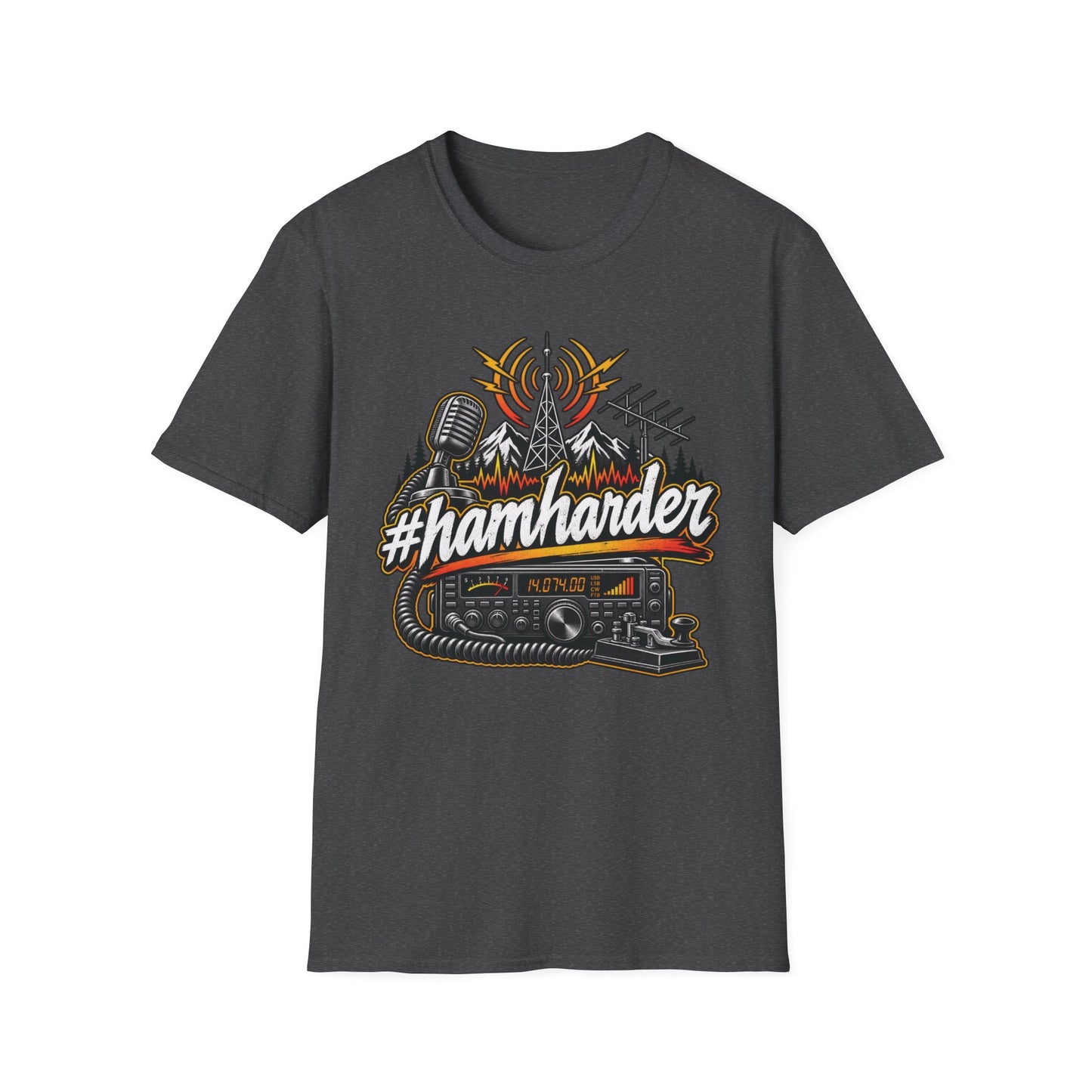 #HamHarder T-Shirt Unisex Softstyle T-Shirt