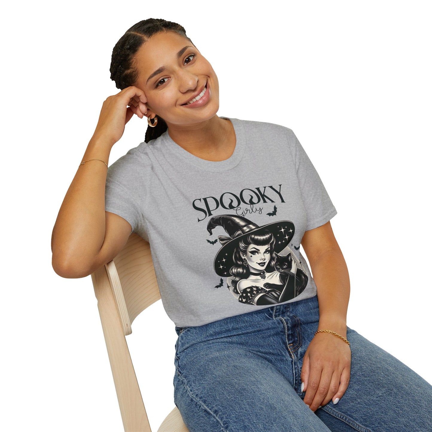 Spooky Girly - Unisex Softstyle T-Shirt