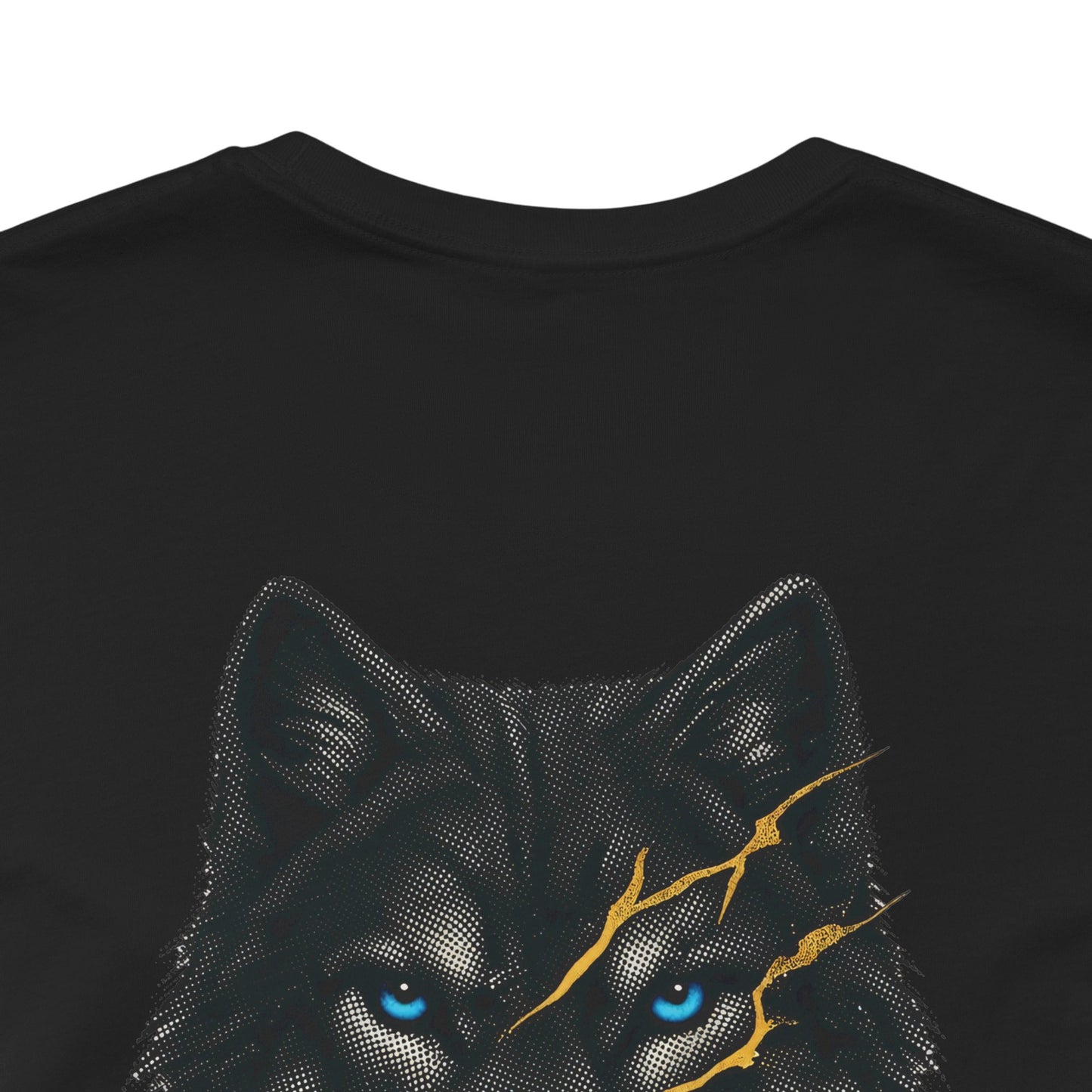 Reforged Wolf Kintsugi Tee — "The Gold Isn't There to Hide the Break"