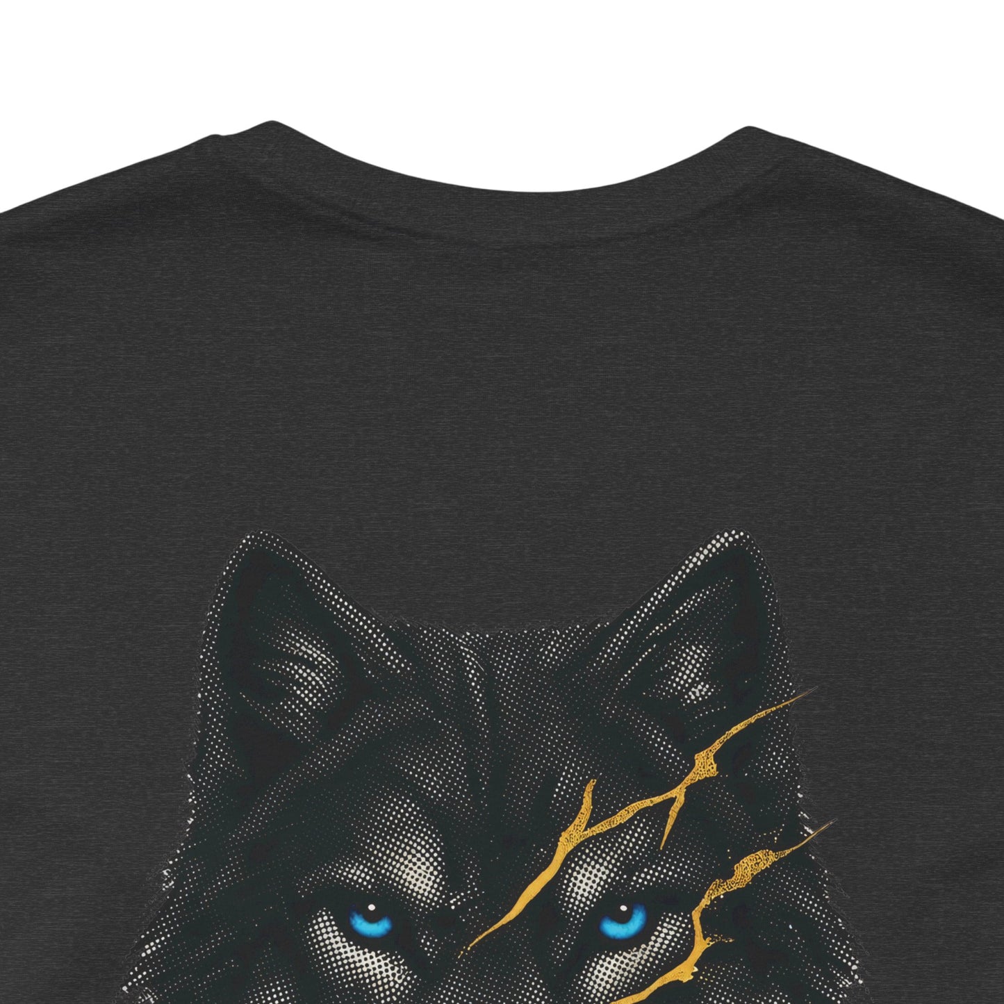 Reforged Wolf Kintsugi Tee — "The Gold Isn't There to Hide the Break"