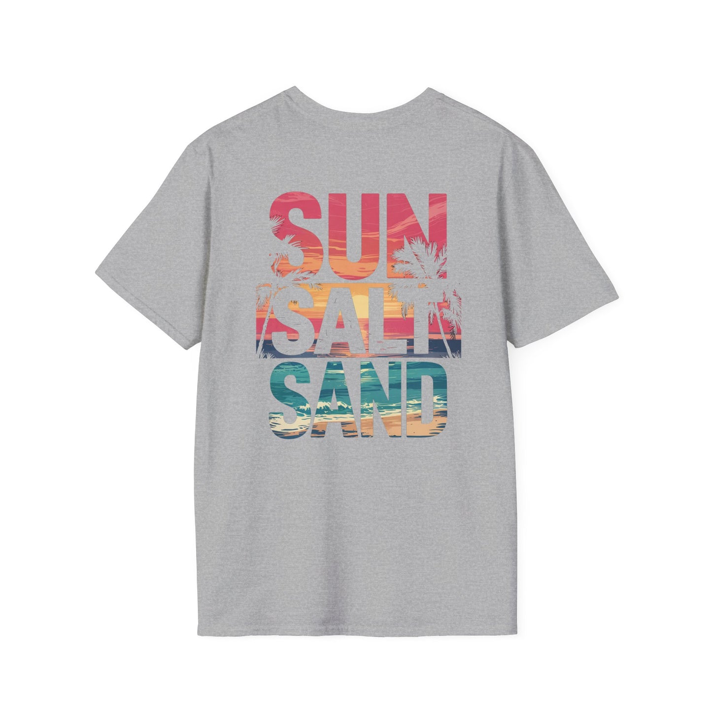 Mermaid Vibes  Sun • Salt • Sand — Coastal Vibes Pocket-Back T-Shirt | Unisex