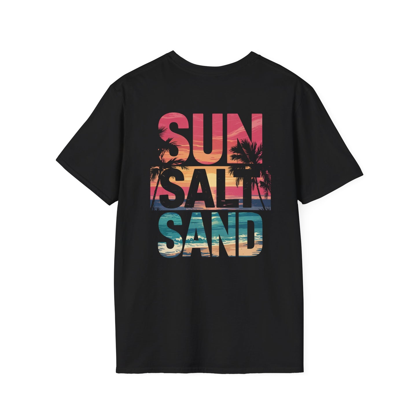 Mermaid Vibes  Sun • Salt • Sand — Coastal Vibes Pocket-Back T-Shirt | Unisex