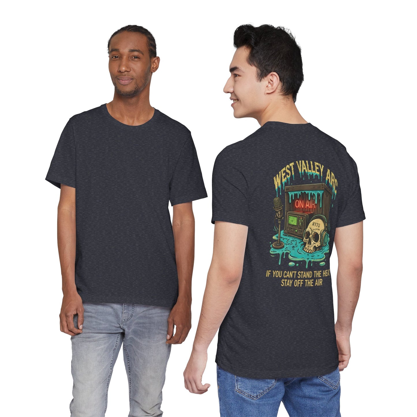 West Valley ARC “Stay Off the Air” Tee  —Vintage Skull Amateur Radio Shirt