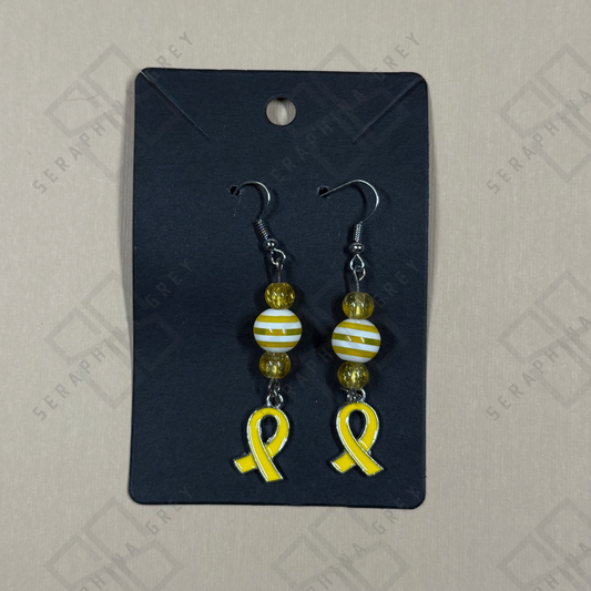 Handmade Endo Awareness Earrings