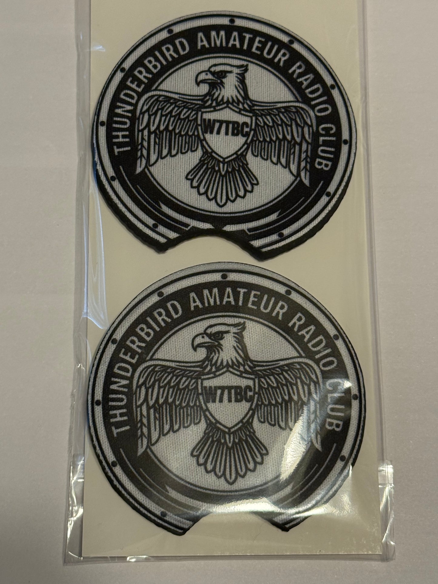 W7TBC Thunderbird ARC Car Coasters (2-Pack)
