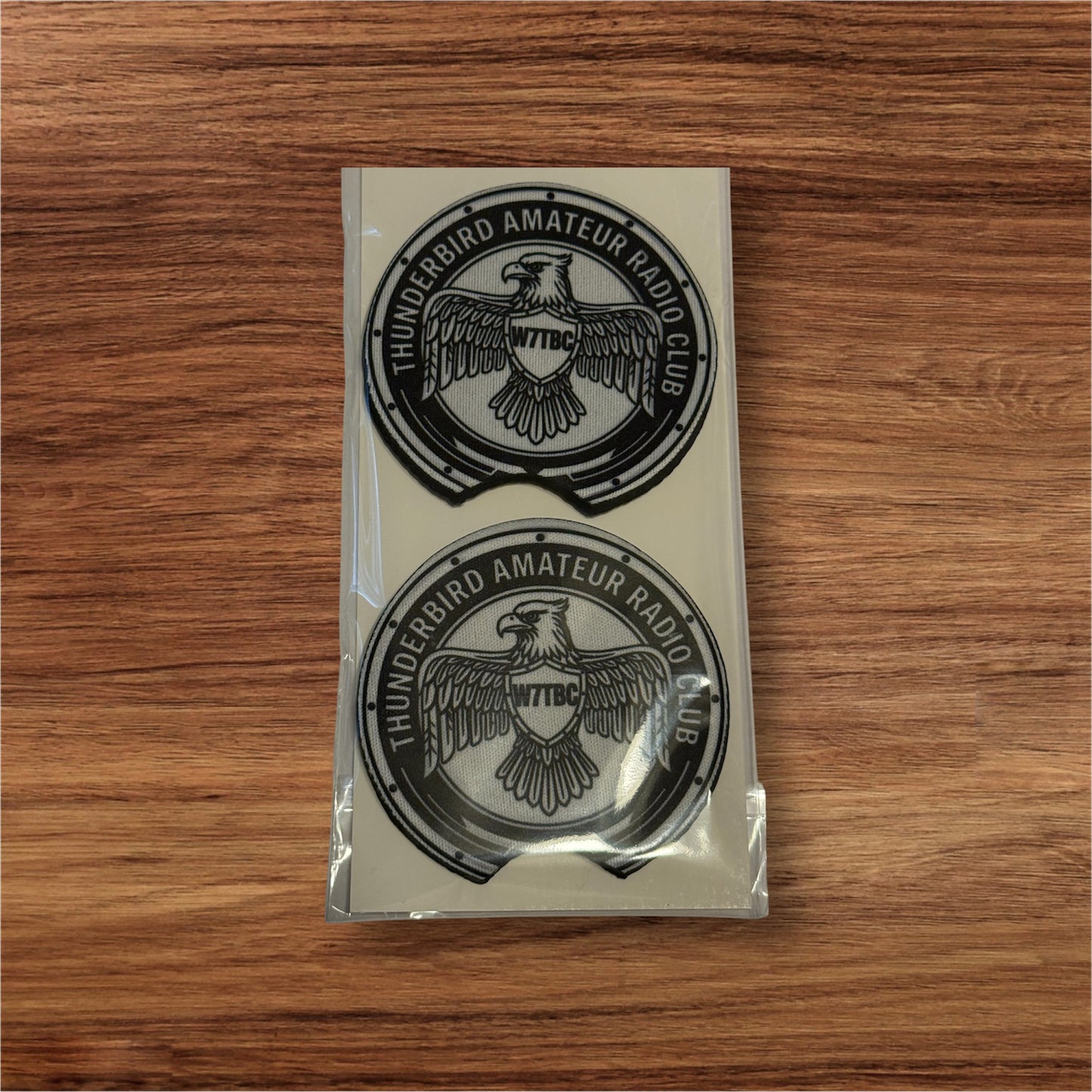 W7TBC Thunderbird ARC Car Coasters (2-Pack)