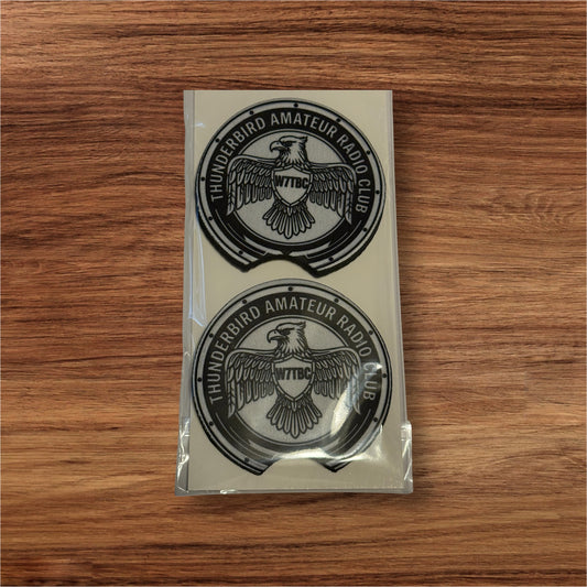W7TBC Thunderbird ARC Car Coasters (2-Pack)